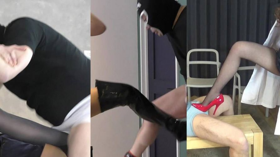 【HD】綺羅女王様　金蹴り統合版1